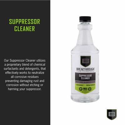 Image showing  New Suppressor Cleaner, 32 oz., Clear