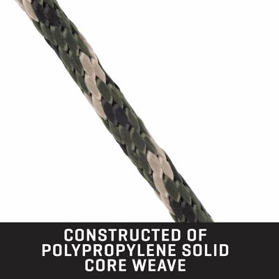 Image showing  Multi-Purpose Outdoor Rope, 50 ft. 1/4 in. Rope, Camo