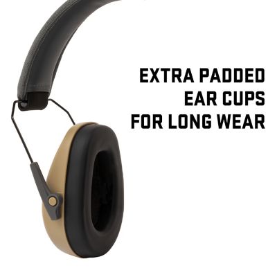 Image showing 5 th ULTRX Slim Profile Passive Earmuff, Taupe