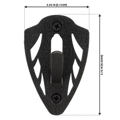 Image showing  New EZ Mount Skull Peg Hook, Black