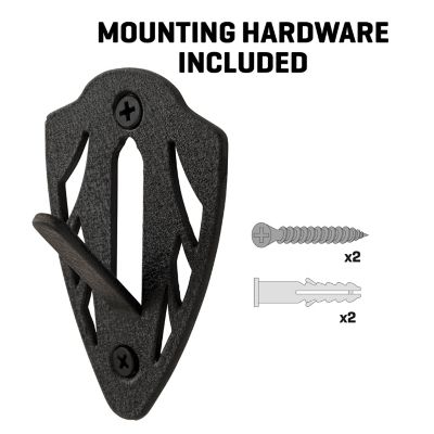 Image showing  New EZ Mount Skull Peg Hook, Black