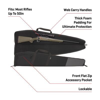 Image showing  50 in. Plata Rifle Case, Black
