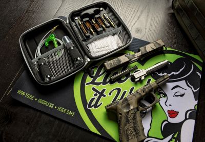 Image showing  Shield Series Cable Pull Through Cleaning Kit, .22 to .45 Caliber, Black and Gray