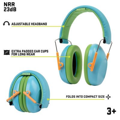 Image showing  Children ft.s Passive Hearing Earmuff, Light Blue