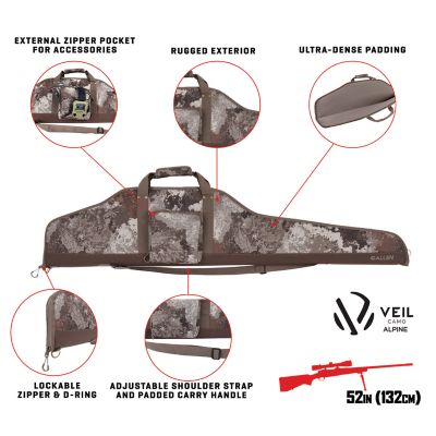 Image showing  New Bedrock Long 52 in. Rifle Case, Veil Alpine