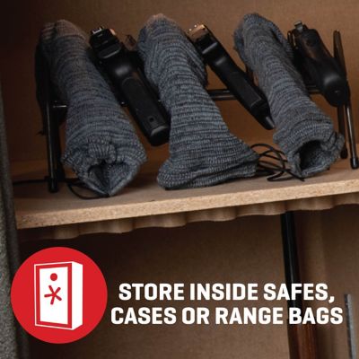 Image showing  14 in. Gun Sock with Writeable ID Label, 14 in. Handguns & Revolvers, 2 pk., Gray