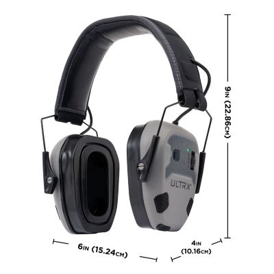 Image showing  Bionic Fuse Bluetooth Electronic Earmuff, Cement Gray