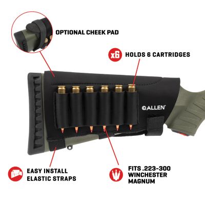 Image showing  New Mesa Neoprene Buttstock Shell Holder, Black