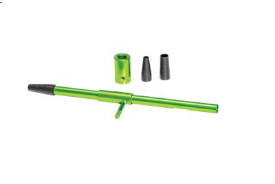 Image showing  Aluminum Universal Bore Guide, Fits Bore Sizes .17 up to .416, Green and Black