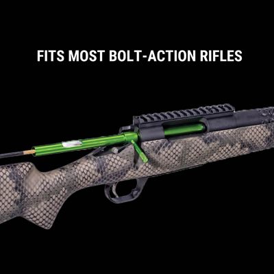 Image showing  Aluminum Universal Bore Guide, Fits Bore Sizes .17 up to .416, Green and Black