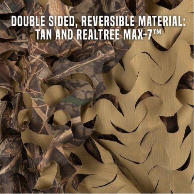 Image showing  New Die Cut Camo Material, 9.8 ft. x 58 in., Tan and Realtree Max 7