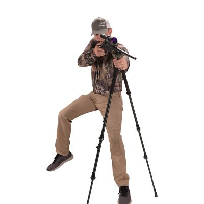 Image showing  Axial Shooting Stick, Tripod Bipod Monopod, 61 in. Max Height, Black