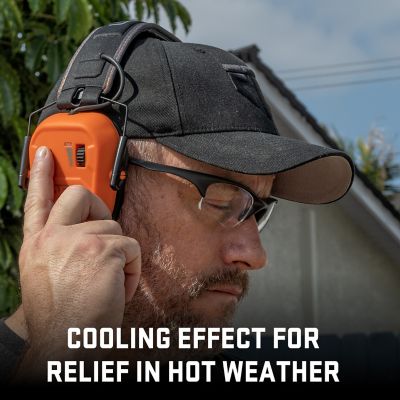 Image showing  Gel Ear Cup Replacement Pads, 1-Pair, Black