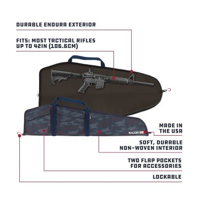 Image showing  42 in. Patriot Tactical Gun Case, Patriotic Camo
