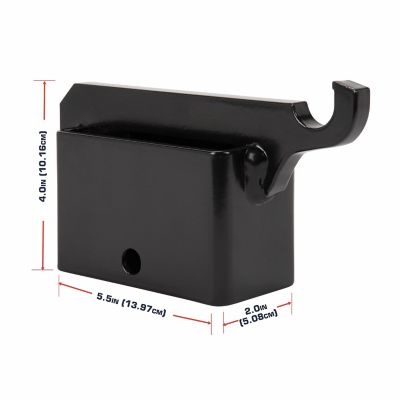 Image showing  Steel Gong Shooting Target Hanging Hook, For 2 in. x 4 in. Mount, 2.1 lbs., Black
