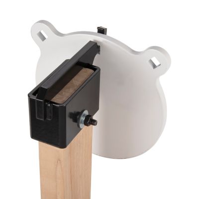 Image showing  Steel Gong Shooting Target Hanging Hook, For 2 in. x 4 in. Mount, 2.1 lbs., Black