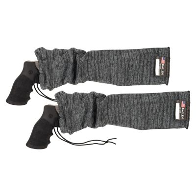 Allen 14 in. Knit Handgun Sock, 2 pk., Heather Gray