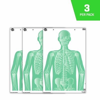 Image showing  Fun Group Paper Target Assortment, 12 in. W x 18 in. H, 3 pk., Green
