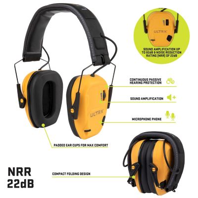Image showing  Bionic Electronic Earmuff, Interstate Yellow
