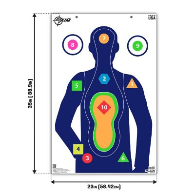 Image showing  New Command Silhouette Target, 23 x 35, 50 pk.