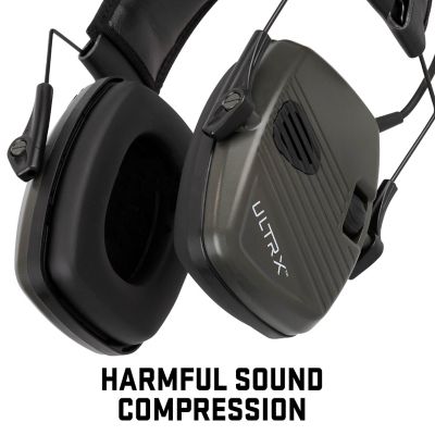 Image showing  Stereo Electronic Earmuff, Olive