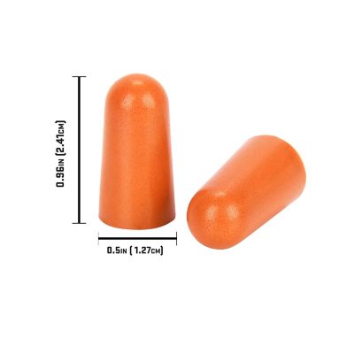 Image showing  Foam Ear Plugs, 50-Pairs / Bag, Orange
