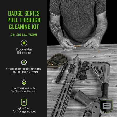 Image showing  New Badge Series Pull-Through Cleaning Kit with Molle Pouch, 7.62mm
