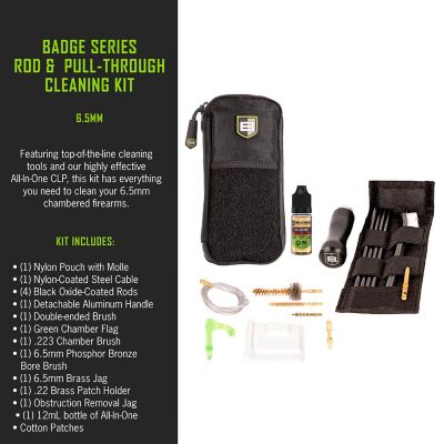 Image showing  New Badge Series Rod & Pull-Through Cleaning Kit with Molle Pouch, 6.5mm
