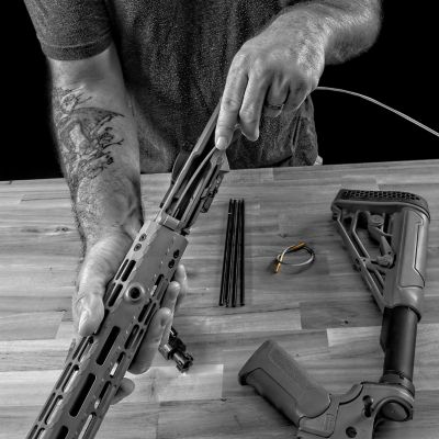 Image showing  New Badge Series Rod & Pull-Through Cleaning Kit with Molle Pouch, 6.5mm