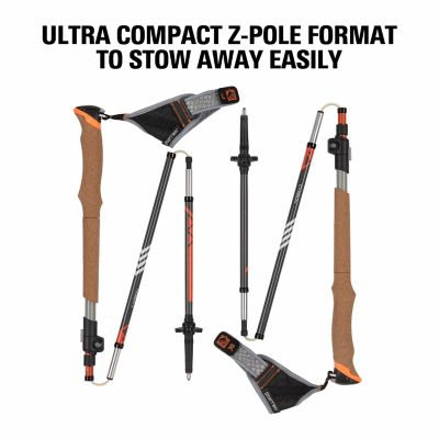 Image showing  Alpha Vertex Carbon Trekking Poles, Canyon Sunset, 22012