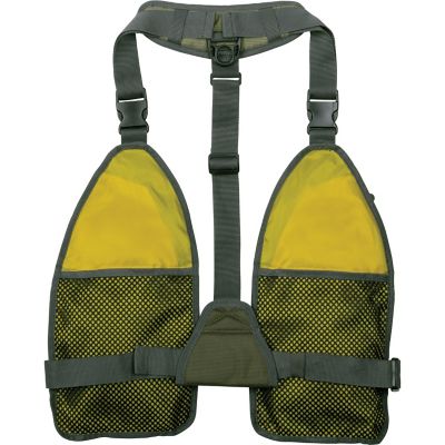 Image showing  Ultra-Light gallatin Strap Fly Fishing Vest, Fits up to 4 Tackle/Fly Boxes, 14 Accessory Pockets, Green