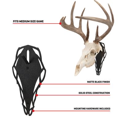 Image showing  New EZ Mount Silhouette Skull Peg, Black