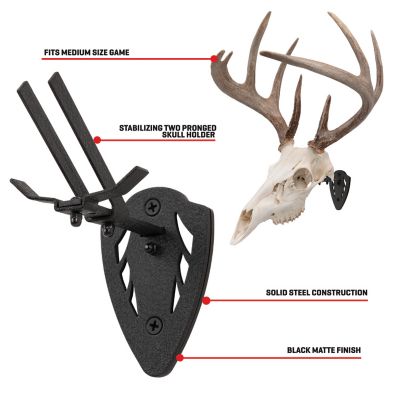 Image showing  New EZ Mount Skull Hanger, Fixed, Black