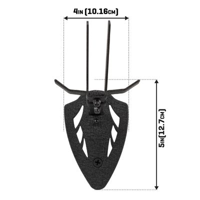 Image showing  New EZ Mount Skull Hanger, Fixed, Black