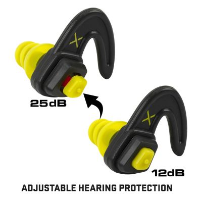 Image showing  Shift Adjustable Protection Ear Plugs, Gray/Yellow