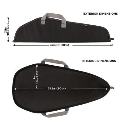 Image showing  32 in. Durango Rifle Case, Black/Gray