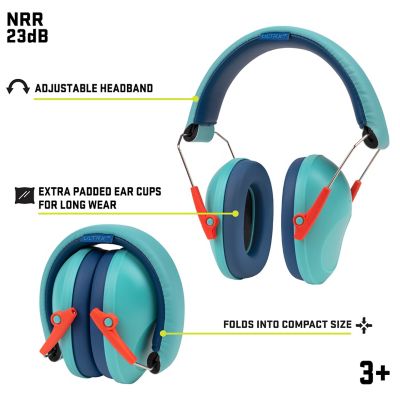 Image showing  Children ft.s Passive Hearing Earmuff, Teal