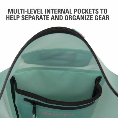 Image showing  Adventure Waterproof Sling Pack, Sea Breeze & Salmon