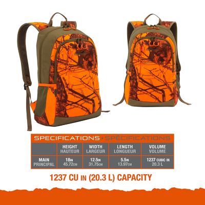 Image showing  Delta Backpack & Daypack, Mossy Oak Break Up Blaze