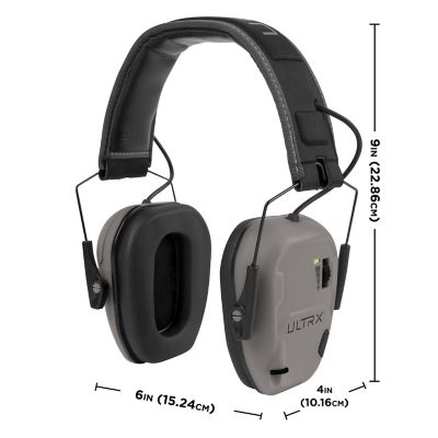 Image showing  Bionic Electronic Earmuff, Cement Gray