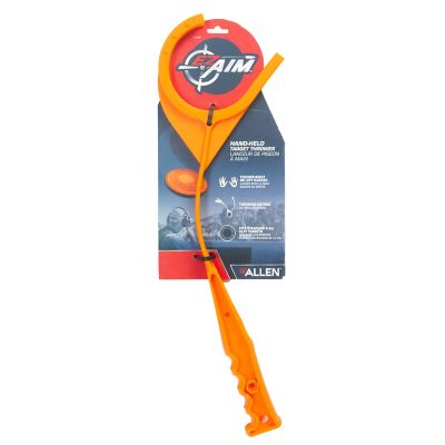 Image showing  Handheld Clay Target Thrower, Right & Left-Handed Use, Orange