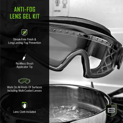 Image showing  Anti-Fog Lens Gel Kit, 10 ml. Tube & Cloth