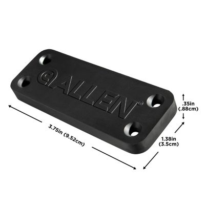 Image showing  Rubber Coated Magnetic Handgun Mount, 35 lb., Black