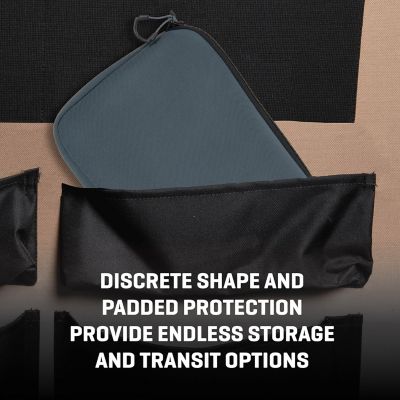 Image showing  Neoprene Pistol Pouch, Full-Size Handguns up to 9 in., Charcoal