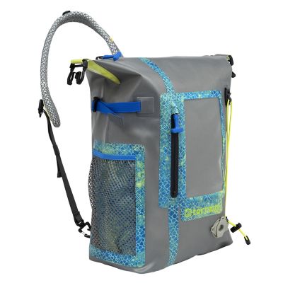 Terrain Adventure Waterproof Sling Pack, Storm Gray & Realtree MAKO Aqua Blue