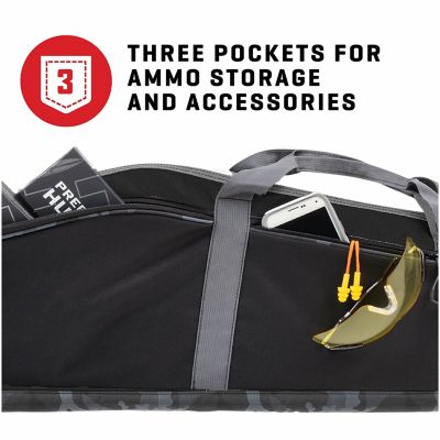 Image showing  Compact 8 in. Pistol Case, Gray