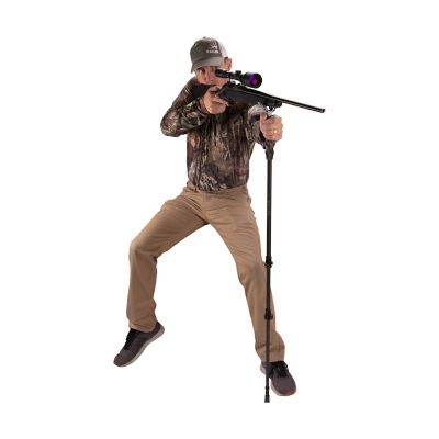 Image showing  Premium Carbon Fiber Shooting Stick with Adjustable Cams, Black