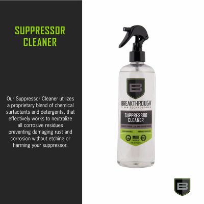 Image showing  New Suppressor Cleaner, 16 oz., Clear