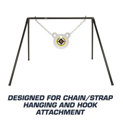 Image showing  4in. Hardrock AR500 Steel Gong Shooting Target, Multi-Color