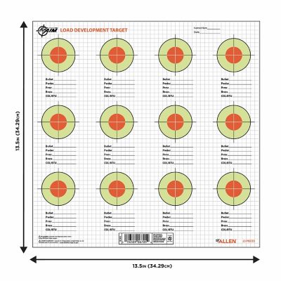 Image showing  Load Development Paper Shooting Targets, 13.5 in. Square, 25 pk., Black